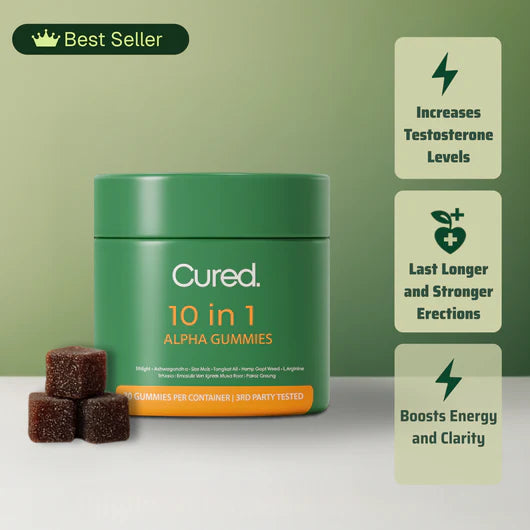 Cured®  10 in 1 Alpha Gummies