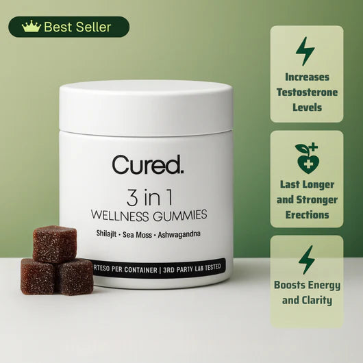 Cured® 3 in 1 Wellness Gummies