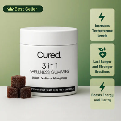 Cured® 3 in 1 Wellness Gummies